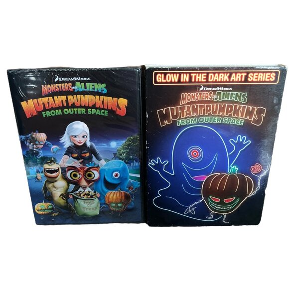 Dreamworks Monsters Vs Aliens Mutant Pumpkins from Outer‎ Space Glow In The Dark - Picture 4 of 5